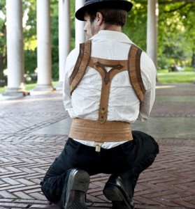 Sefirah Fierce Leather Saloon Suspenders