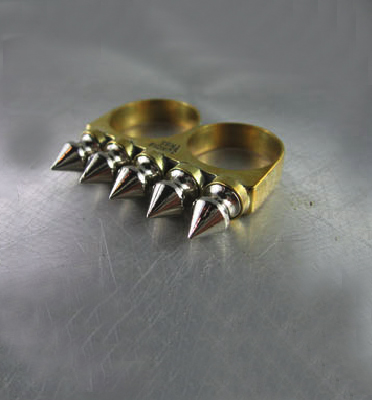 Jungle Tribe Spike Brigade Knuckle Ring : Delicious Boutique