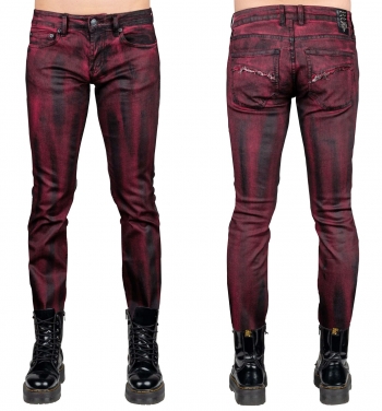 Custom Order bandito Stage Pants Streetwear With Leather and Suede Lace-up  Rockwear Stagewear 