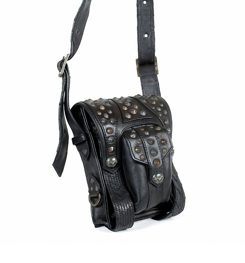 Jan Hilmer Venture Studded Leather Bag : Delicious Boutique